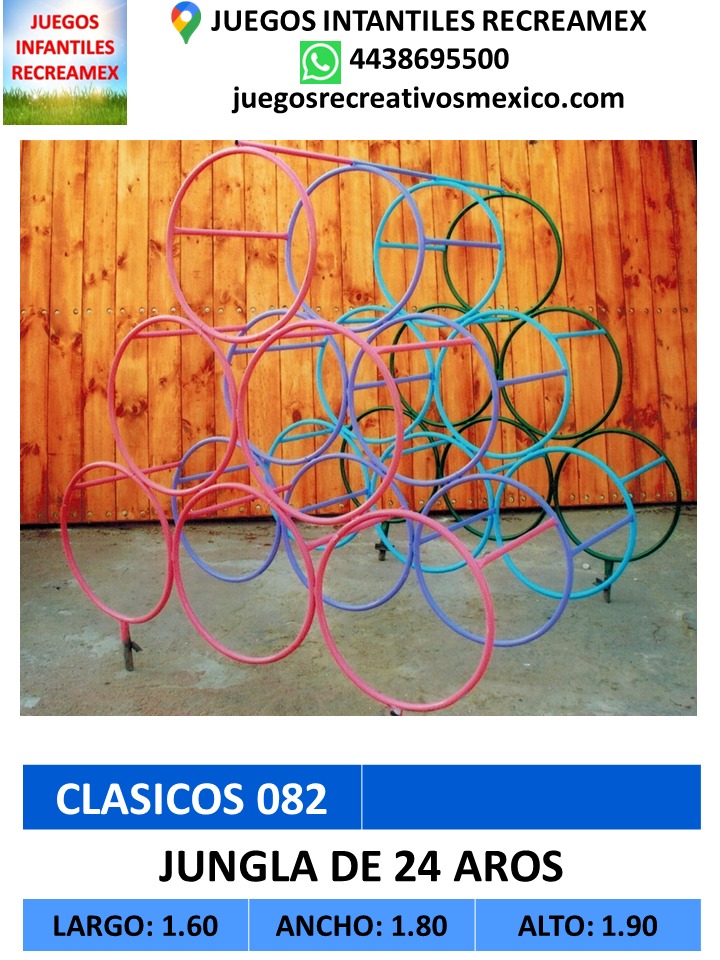 jungla 24 aros de metal.